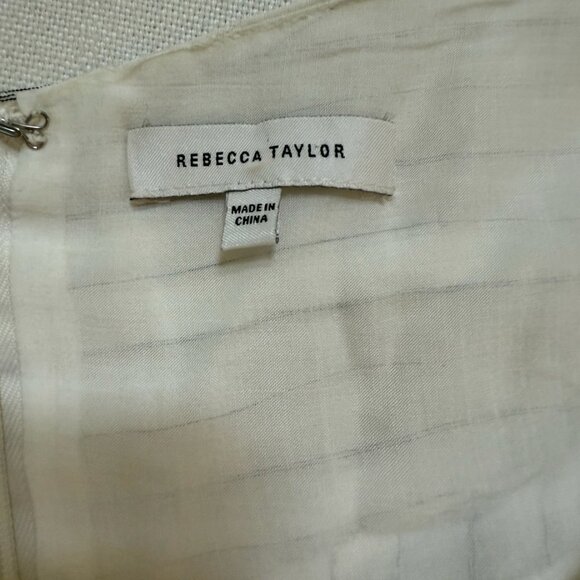 Rebecca Taylor Rumpled Stripe Halter Dress Size US 0 - Picture 4 of 8